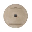 Madison Park Mason Modern MDF Wood and Veneer Wall Clock in Natural