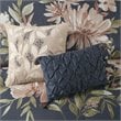Madison Park Camillia 8-Piece Farmhouse Cotton Printed Comforter Set in Navy