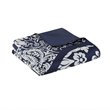 Madison Park Vienna 6-Piece Cotton Printed King/Cal King Duvet Cover Set in Blue