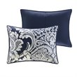 Madison Park Vienna 6-Piece Cotton Printed King/Cal King Duvet Cover Set in Blue