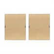 Madison Park Modern Paper and MDF Wood Framed Wall Art in Black (Set of 2)