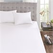 Sleep Philosophy Polyester Fiber and Gel Memory Foam Mattress Topper in White