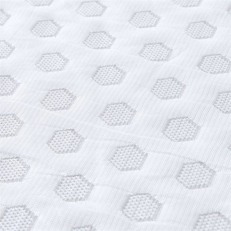 Sleep Philosophy Polyester Fiber and Gel Memory Foam Mattress Topper in White