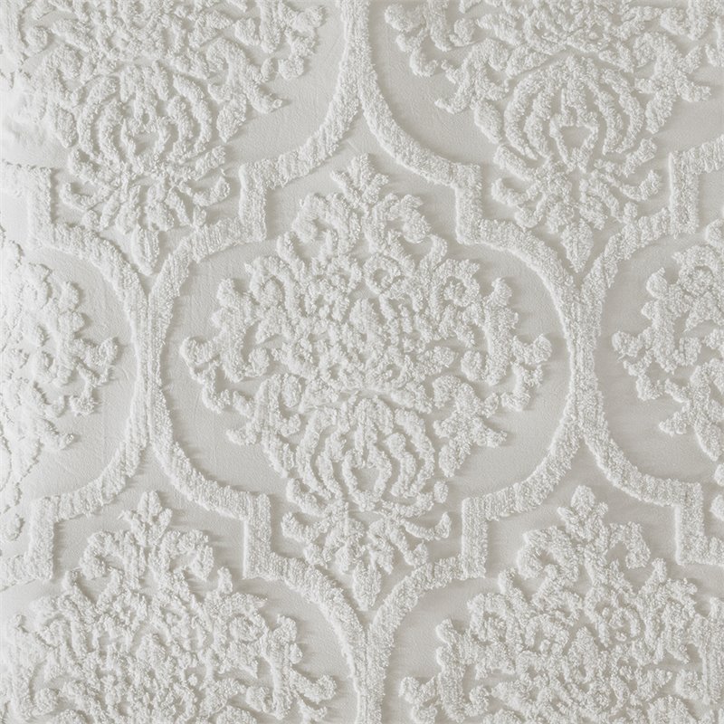 Madison Park Viola 3-Piece Cotton Tufted Full/Queen Duvet Cover Set in Off White