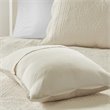 Madison Park Tuscany 3-Piece Polyester Microfiber Coverlet Set in Cream