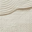 Madison Park Tuscany 3-Piece Polyester Microfiber Coverlet Set in Cream