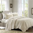 Madison Park Tuscany 3-Piece Polyester Microfiber Coverlet Set in Cream