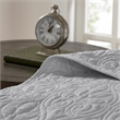 Madison Park Quebec 3-Piece Polyester Quilted Microfiber Bedspread Set in Gray
