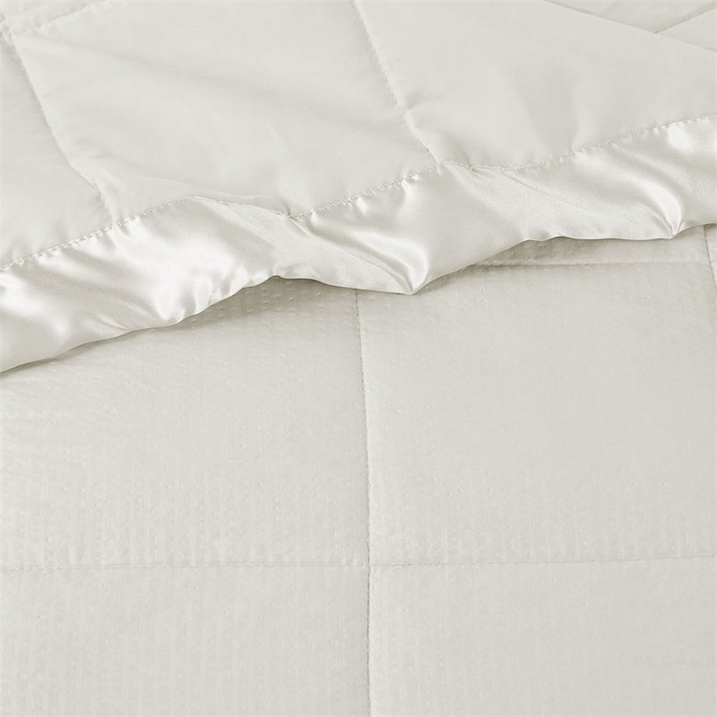 Madison Park Polyester Premium Hypoallergenic Down Alternative Blanket in Ivory