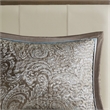 Madison Park Aubrey 5-Piece Polyester Cotton Faux Silk Bedspread Set in Blue