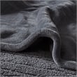 Beautyrest Polyester Solid Knitted Microlight Heated Blanket in Gray