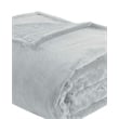 Intelligent Design Polyester Microlight Plush Brushed Oversized Blanket in Gray