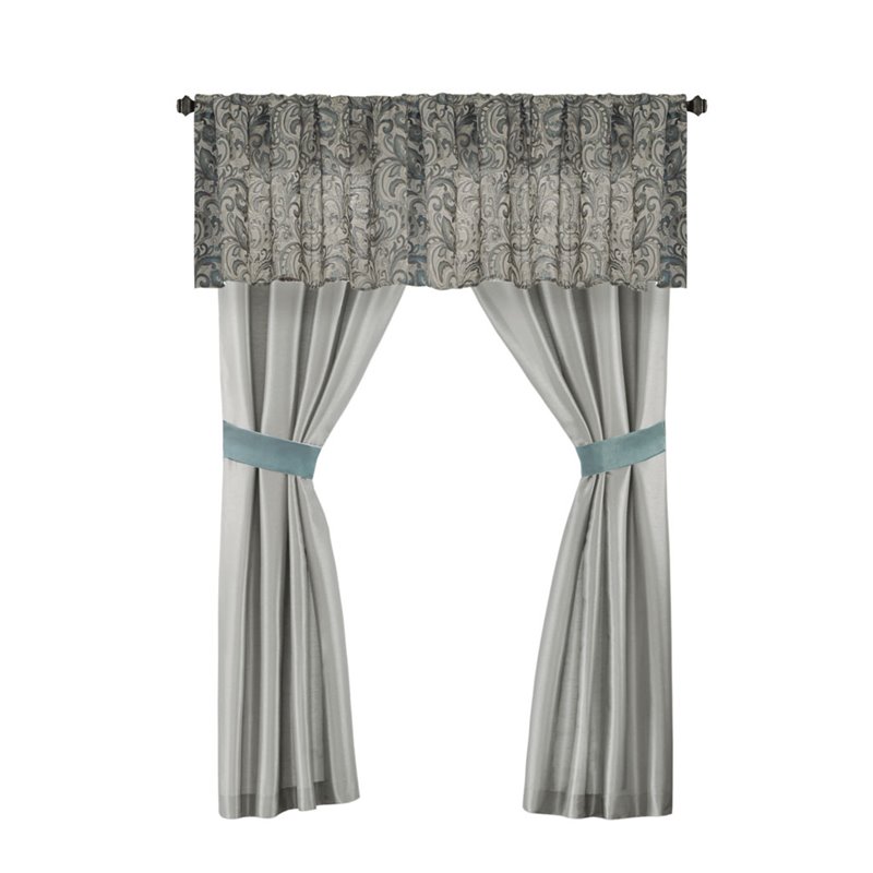 Madison Park Essentials Brystol 24-Piece Polyester Comforter Set in Blue