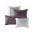 Madison Park Essentials Joella 24-Piece Polyester Comforter Set in Purple