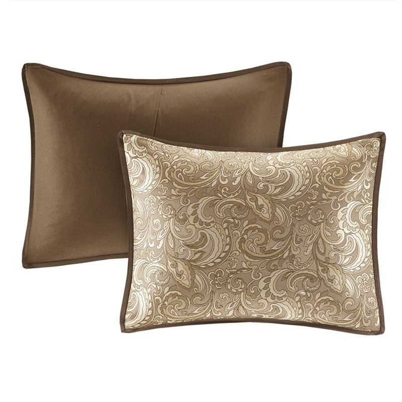 Madison Park Essentials Brystol 24-Piece Polyester Comforter Set in Brown