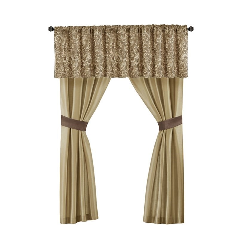 Madison Park Essentials Brystol 24-Piece Polyester Comforter Set in Brown