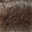 Madison Park Modern Polyester Faux Tip Dyed Brushed Long Fur Pillow in Tan