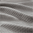Madison Park Contemporary 100 Percent Egyptian Cotton Solid Blanket in Gray