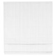 Madison Park Galen Basketweave Room Darkening Cordless Roman Shade in White
