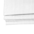 Madison Park Galen Basketweave Room Darkening Cordless Roman Shade in White