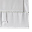 Madison Park Galen Basketweave Room Darkening Cordless Roman Shade in White