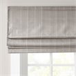 Madison Park Galen Polyester Basket Weave Light Filtering Roman Shade in Brown