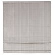 Madison Park Galen Polyester Basket Weave Light Filtering Roman Shade in Brown