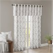Madison Park Saratoga Polyester Cotton Rayon Fretwork Printed Valance in Ivory