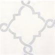 Madison Park Saratoga Polyester Cotton Rayon Fretwork Printed Valance in Ivory