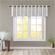 Madison Park Saratoga Polyester Cotton Rayon Fretwork Printed Valance in Ivory