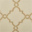 Madison Park Saratoga Polyester Cotton Rayon Fretwork Printed Valance in Beige