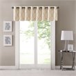 Madison Park Saratoga Polyester Cotton Rayon Fretwork Printed Valance in Beige