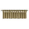 Madison Park Emilia Lightweight Faux Silk Fabric Valance with Beads in Bronze
