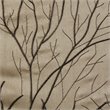 Madison Park Andora Faux Silk Fabric Embroidered Window Valance in Tan