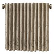Madison Park Andora Faux Silk Fabric Embroidered Window Valance in Tan