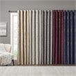 SunSmart Mirage Fabric Knitted Jacquard Total Blackout Window Panel in Gray