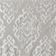 SunSmart Mirage Fabric Knitted Jacquard Total Blackout Window Panel in Gray