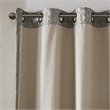 SunSmart Mirage Fabric Knitted Jacquard Total Blackout Window Panel in Charcoal