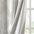 SunSmart Bentley Polyester Knitted Coated Total Blackout Window Panel in Ivory