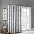 SunSmart Blakesly Polyester Blackout Printed Window Panel in Gray
