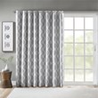 SunSmart Blakesly Polyester Blackout Printed Window Panel in Gray