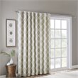 SunSmart Blakesly Polyester Blackout Printed Window Panel in Taupe Brown