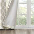 SunSmart Blakesly Polyester Blackout Printed Window Panel in Taupe Brown
