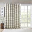SunSmart Blakesly Polyester Blackout Printed Window Panel in Taupe Brown
