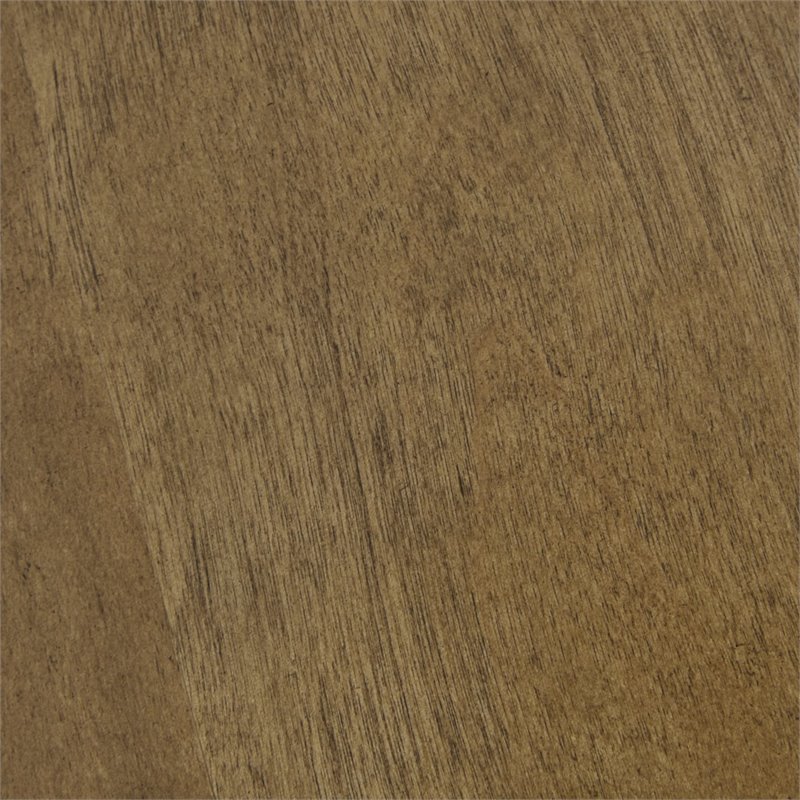 INK+IVY Blaze Triangle Solid Wood Side Table in Natural Brown