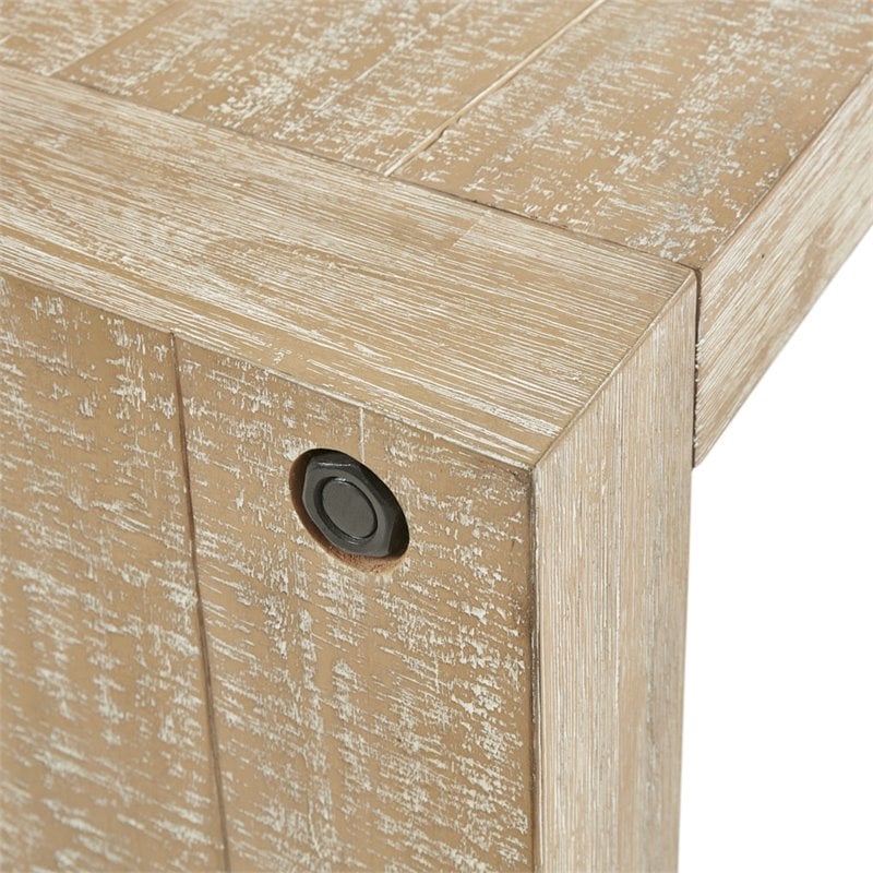 INK+IVY Monterey Contemporary Solid Wood Console Table in Natural/Wheat