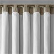 Madison Park Andora Transitional Polyester Fabric Lined Window Panel in Tan
