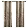 Madison Park Andora Transitional Polyester Fabric Lined Window Panel in Tan