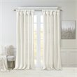 Madison Park Emilia Polyester Twisted Tab Lined Window Panel in White