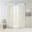 Madison Park Emilia Polyester Twisted Tab Lined Window Panel in White